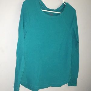 Blue long sleeve thermal